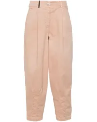 Peserico Hose mit Tapered-Bein Nude