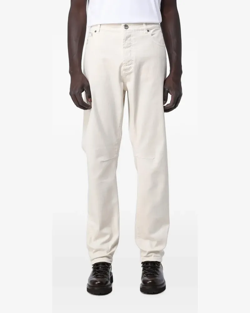 Brunello Cucinelli Gerade Jeans im Five-Pocket-Design - Nude Nude