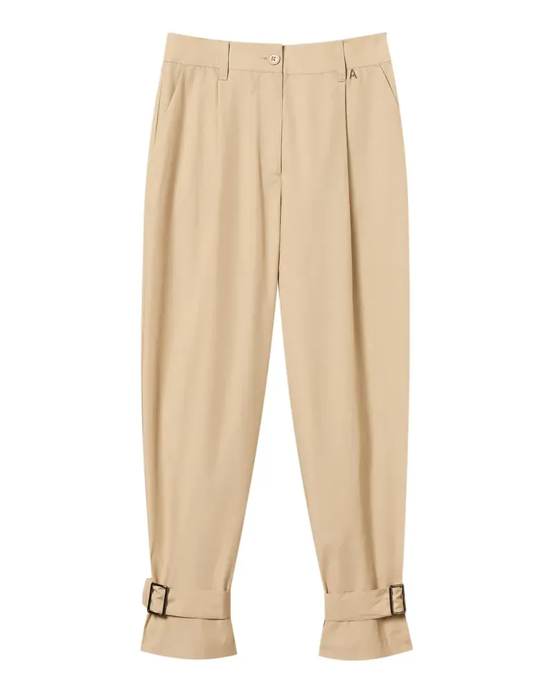 Twin-Set Klassische Hose mit Schnalle - Nude Nude