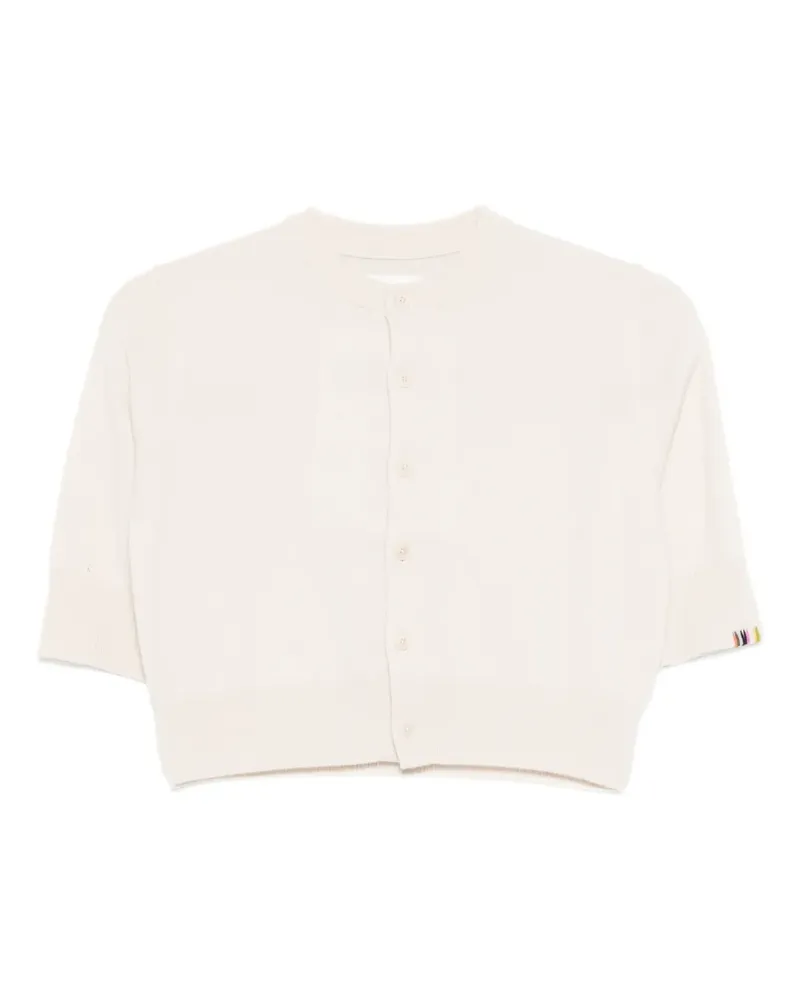 extreme cashmere Super Little cropped cardigan - Nude Nude