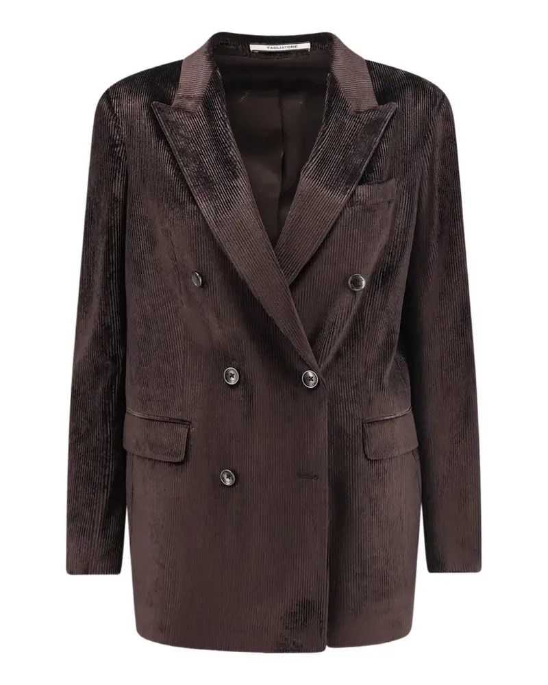 Tagliatore corduroy double-breasted blazer - Braun Braun