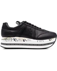 Premiata Beth Plateau-Sneakers Schwarz