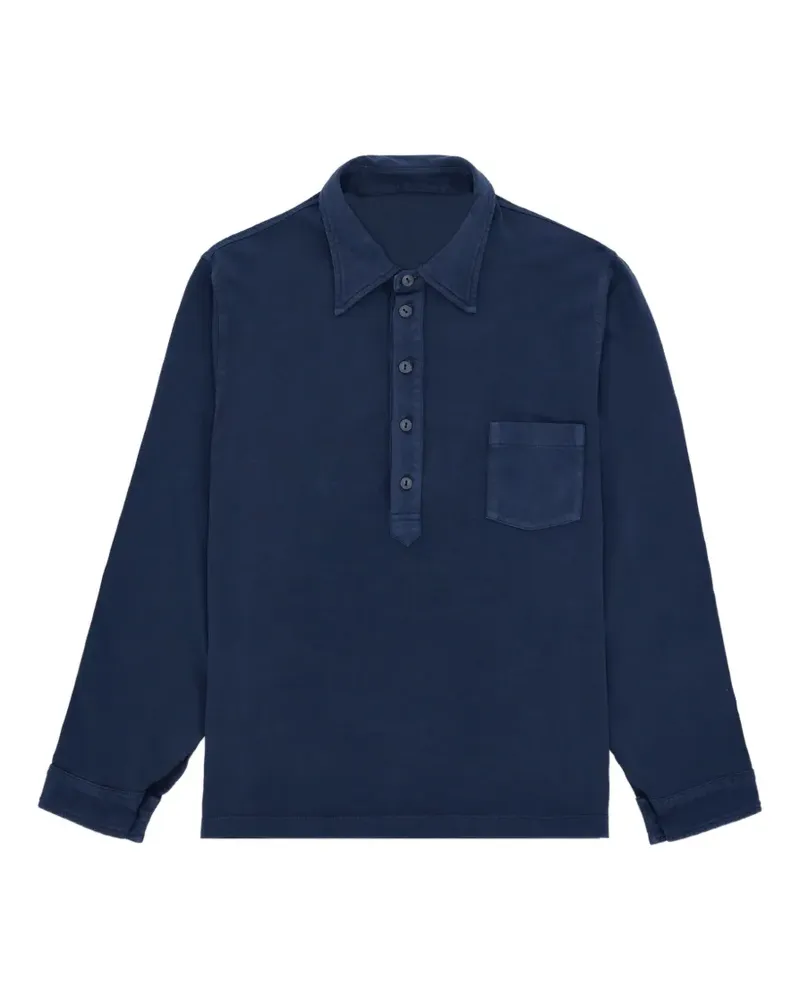 Fortela Grayson patch-pocket polo shirt - Blau Blau