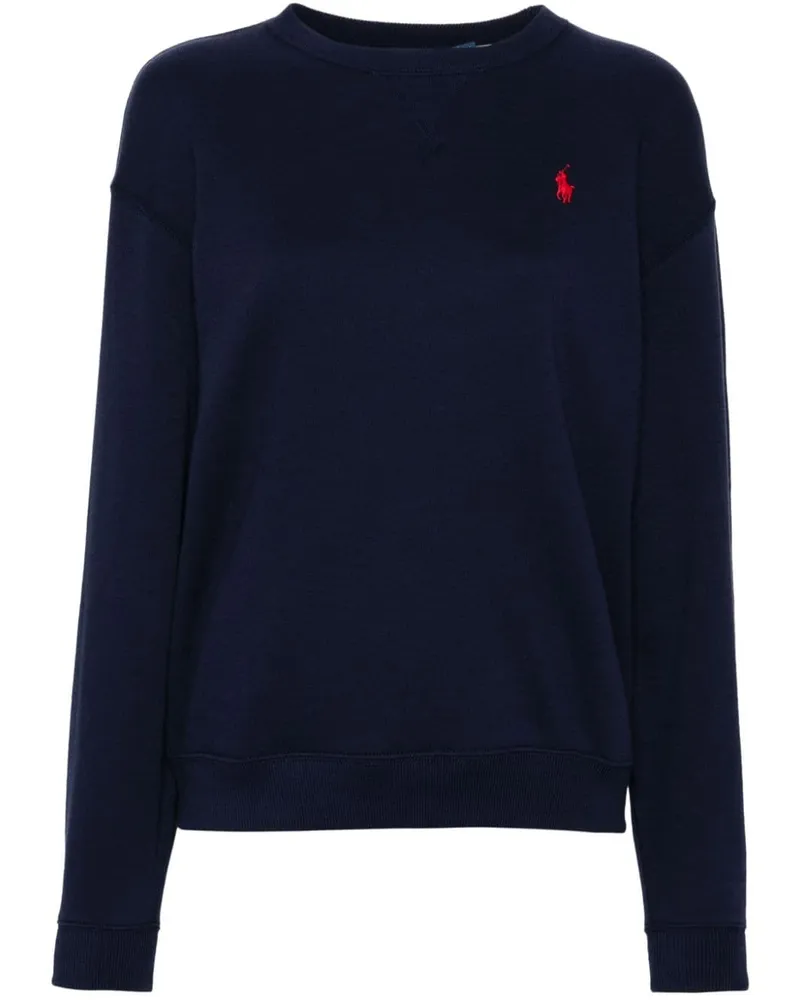 Ralph Lauren Pullover mit Polo Pony-Stickerei - Blau Blau