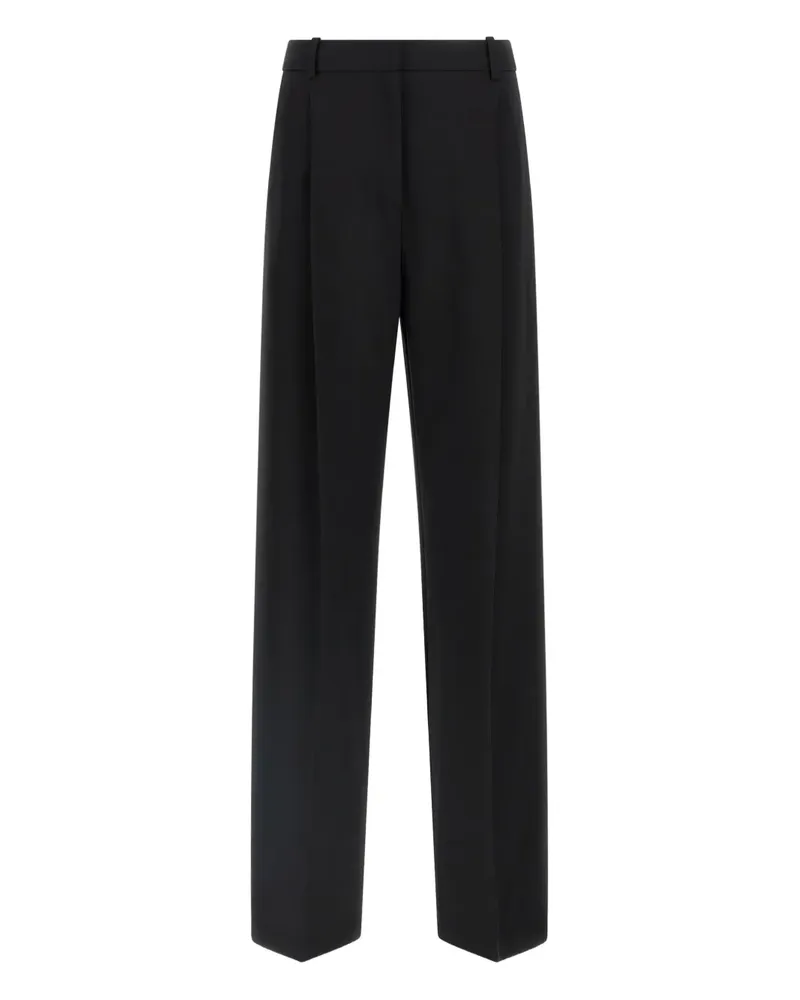 Elisabetta Franchi pockets pleat trousers - Schwarz Schwarz
