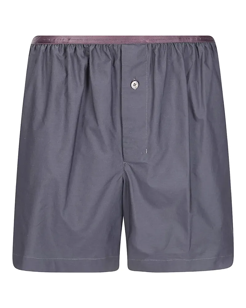 Christophe Lemaire elasticated-waist boxer shorts - Grau Grau