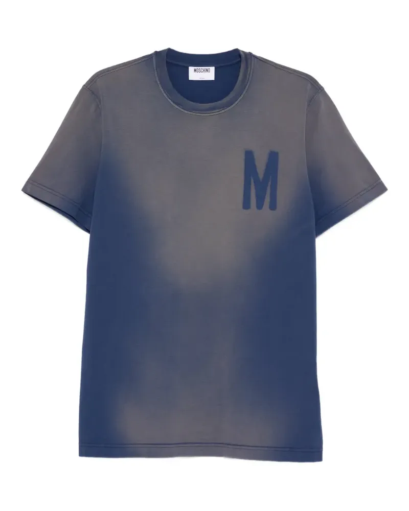 Moschino T-Shirt mit Logo-Detail - Blau Blau