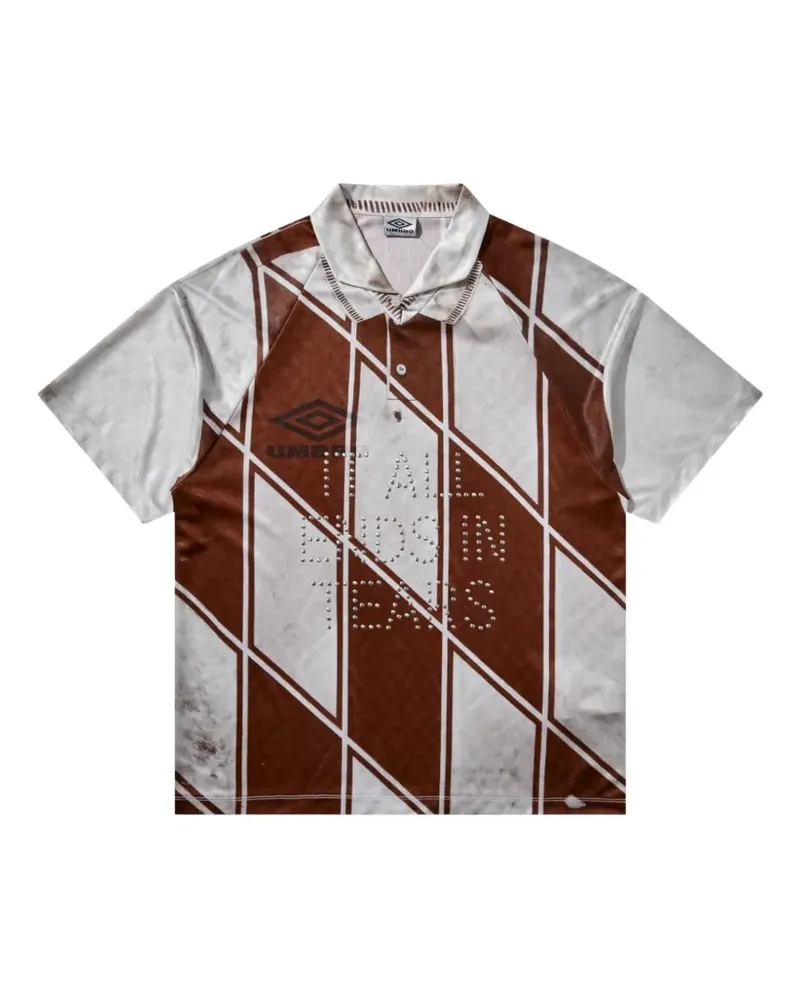 Umbro x Slam Jam 90 92 kit polo shirt - Braun Braun