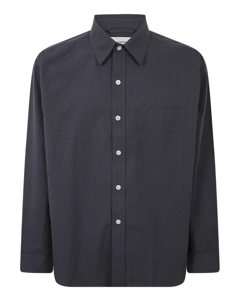 Mfpen micro-check pocket shirt - Grau Grau