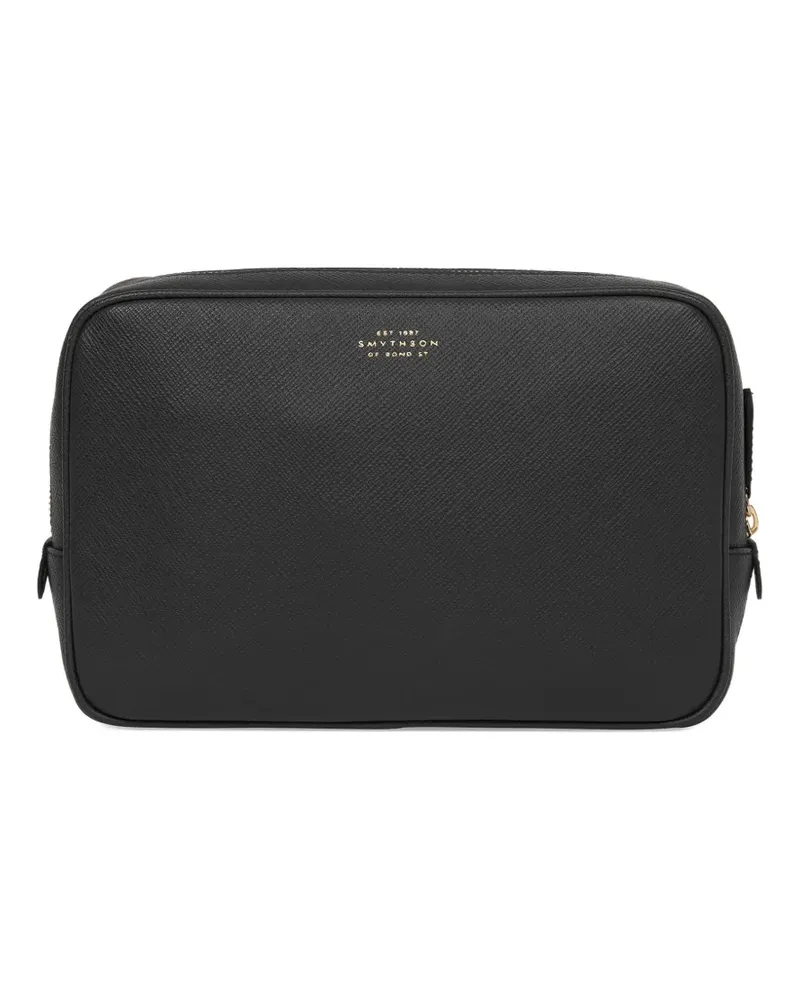Smythson Organizer Tech Clutch - Schwarz Schwarz