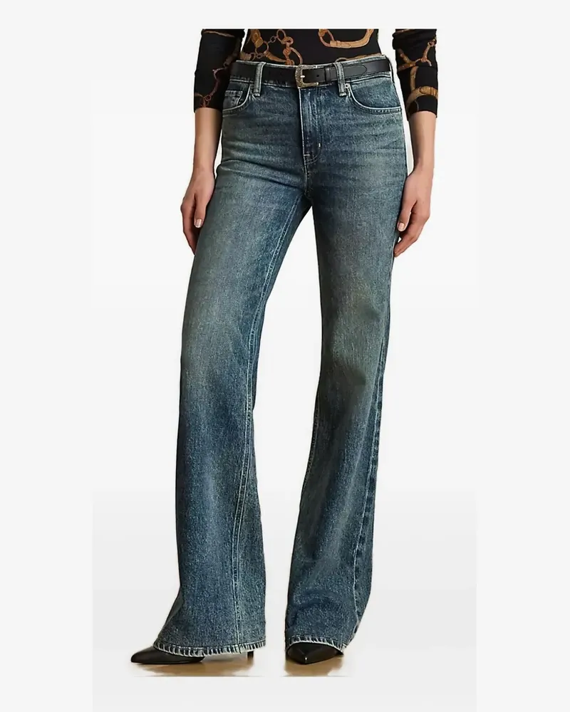 Ralph Lauren high-waist flared jeans - Blau Blau