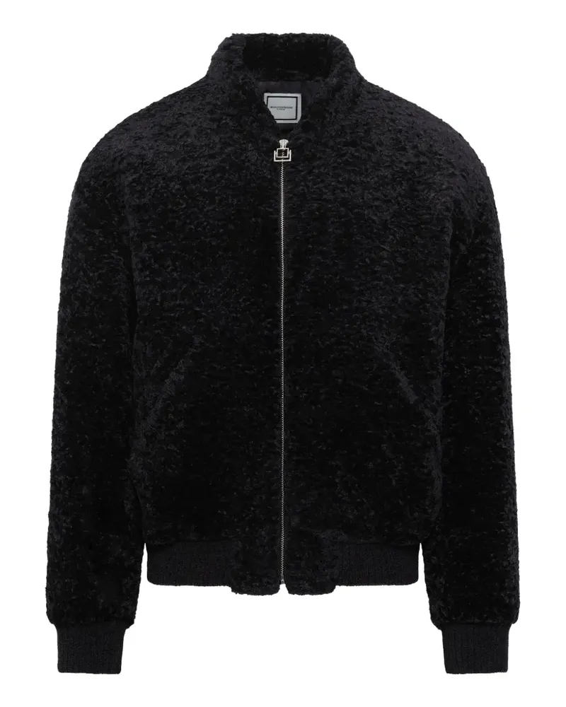Wooyoungmi textured bomber jacket - Blau Blau