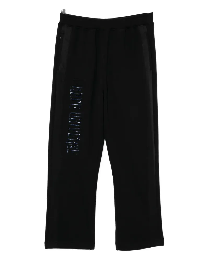 BAPE Hose mit Logo-Stickerei - Schwarz Schwarz