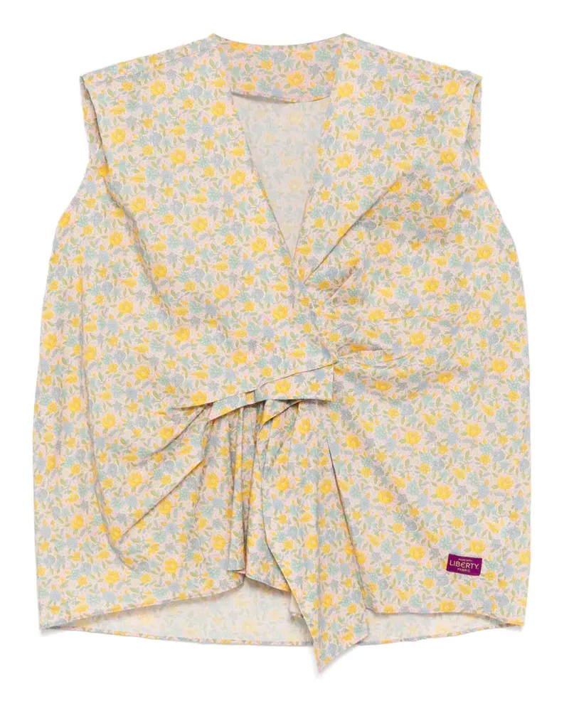 JNBY Blusentop mit Blumen-Print - Rosa Rosa