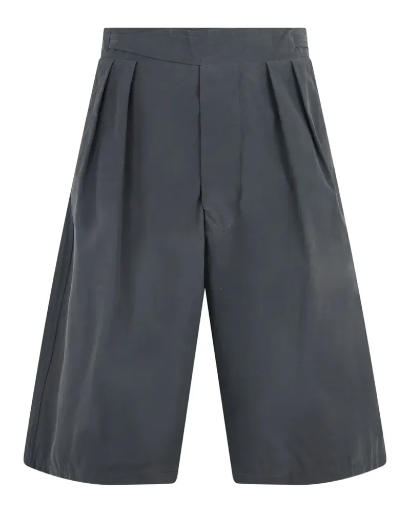 Moschino Weite Shorts mit Bundfalten - Grau Grau