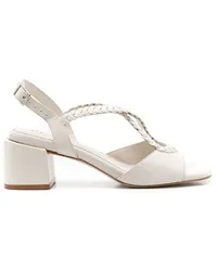 Sarah Chofakian Liane Slingback-Sandalen 45mm Weiß