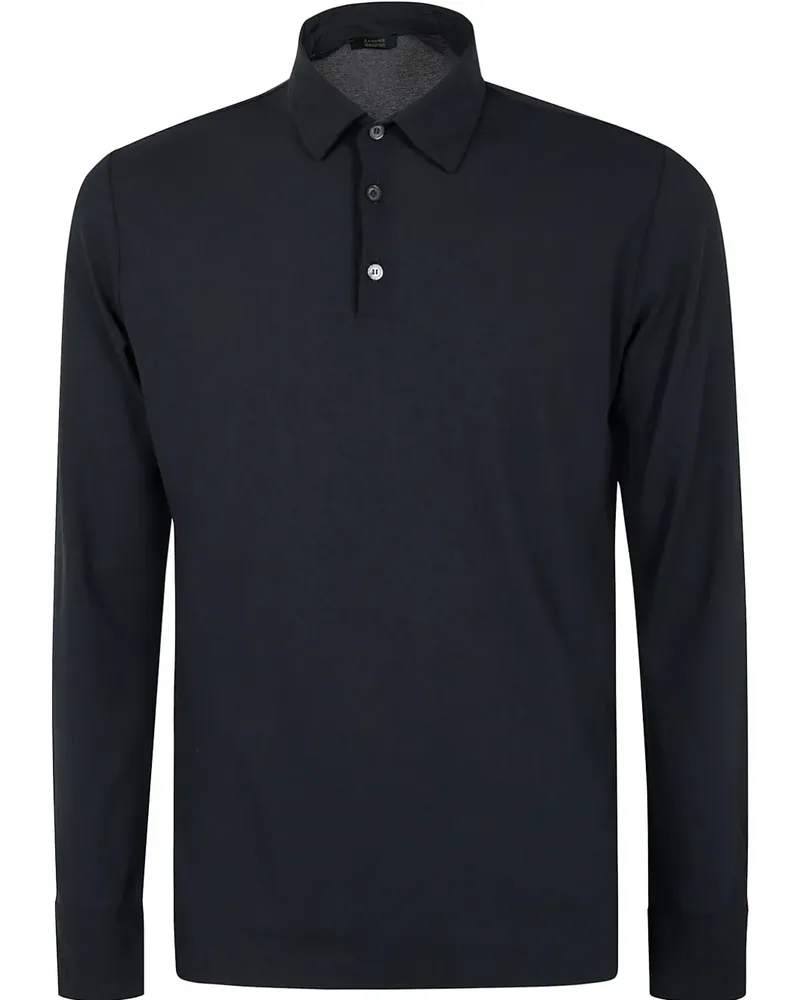 Zanone Klassisches Poloshirt - Grau Grau