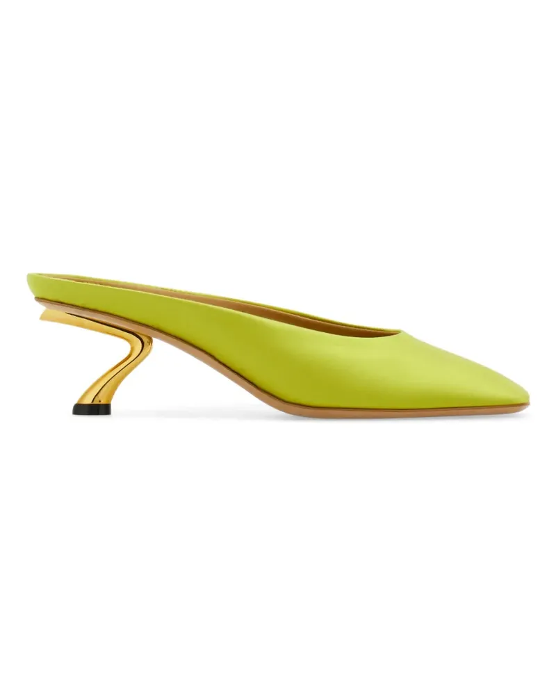 Ferragamo S-shaped heeled mules - Grün Grün