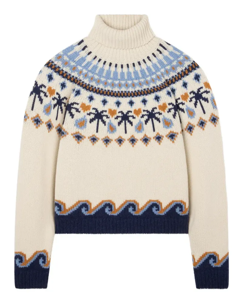 Alanui Pullover im Fair-Isle-Stil - Nude Nude