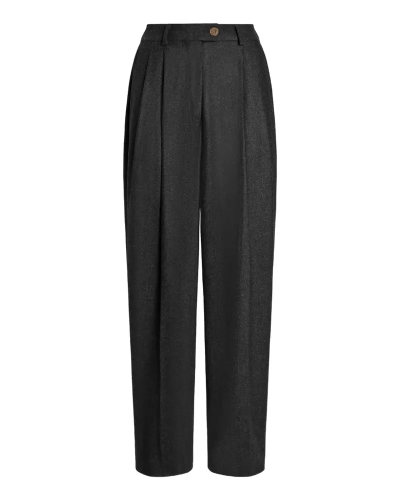 Dolce & Gabbana Hose aus Flanell - Grau Grau