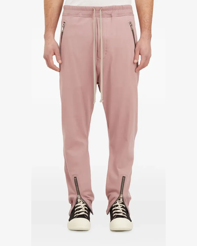 Rick Owens zip-hem track pants - Rosa Rosa