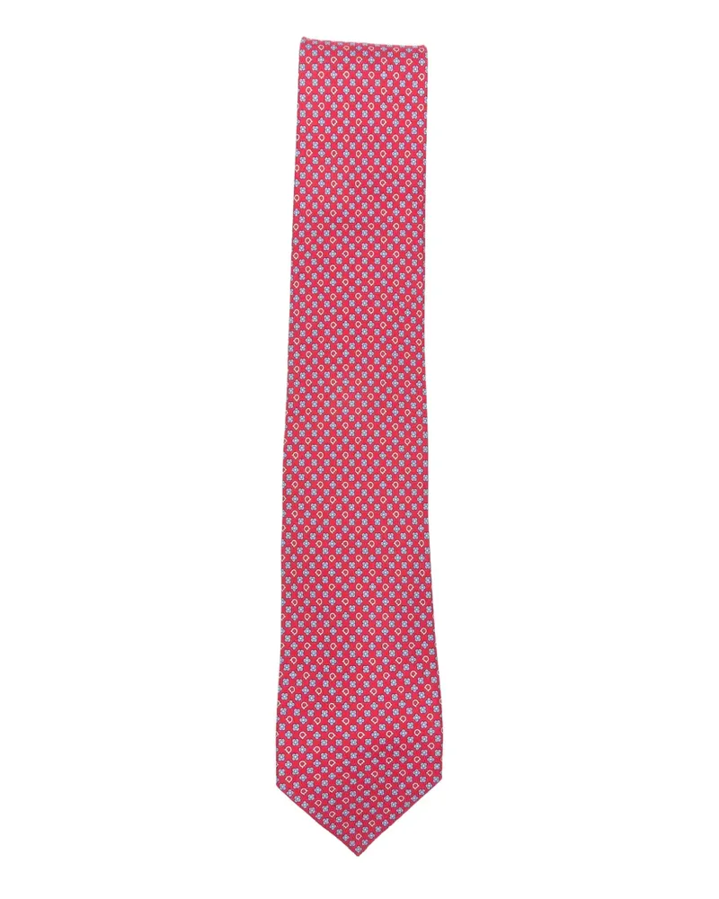 Ferragamo patterned tie - Rot Rot