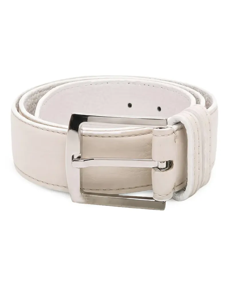 Kiton buckle-fastening belt - Weiß Weiß