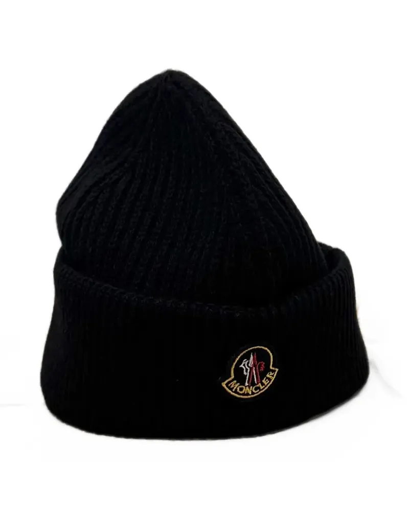 Moncler Beanie aus Wolle und Kaschmir - Schwarz Schwarz