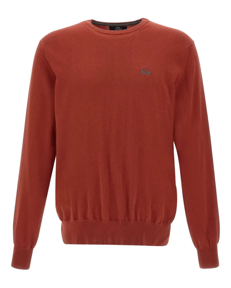 La Martina Pullover mit Logo-Stickerei - Braun Braun