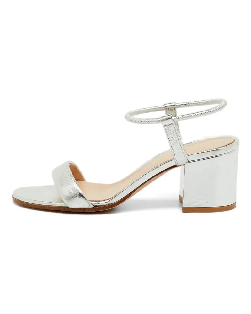 Gianvito Rossi Nikki ankle strap sandals - Silber Silber