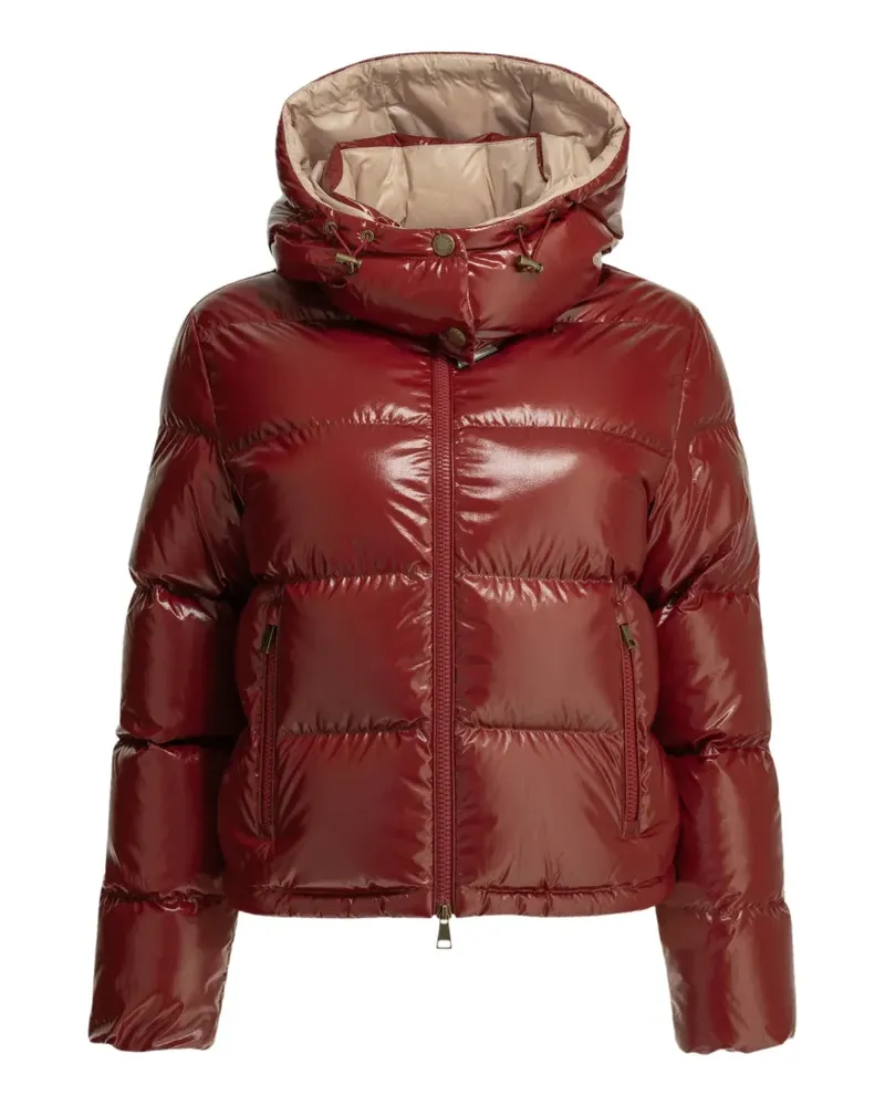 Moncler Niveole quilted hooded jacket - Rot Rot