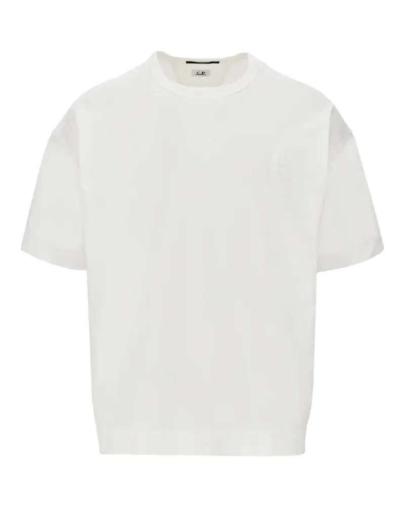C.P. Company Kastiges 20/1 T-Shirt aus Jersey - Weiß Weiß
