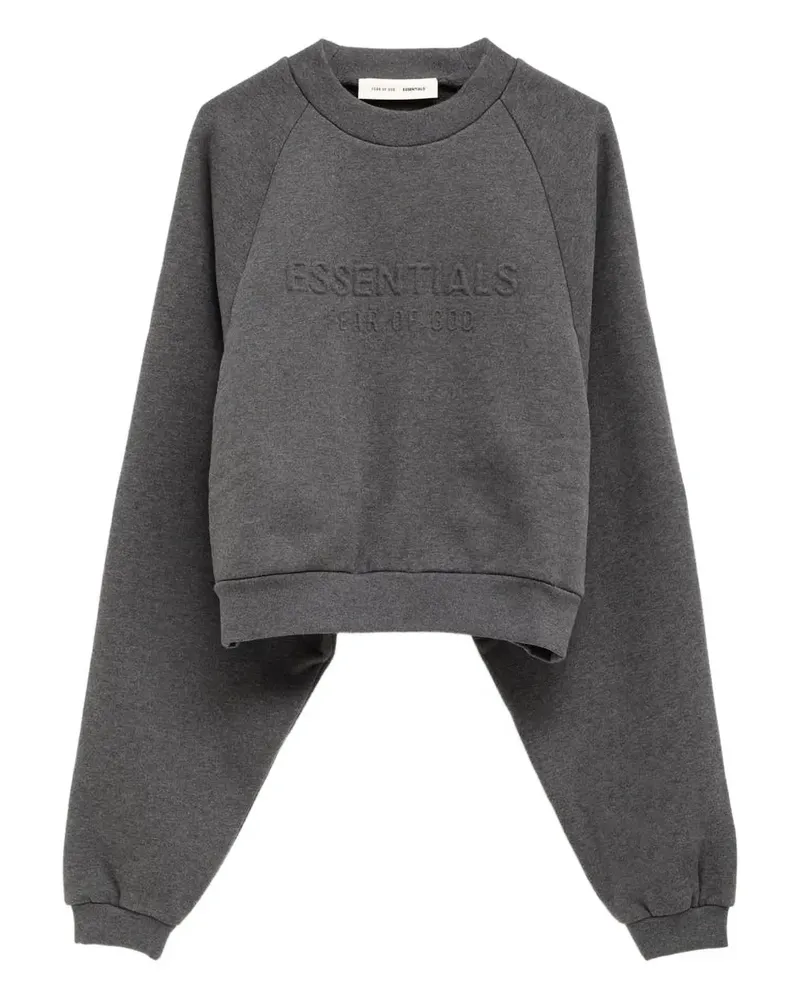 Fear of God 90s embossed-logo crew-neck sweatshirt - Grau Grau