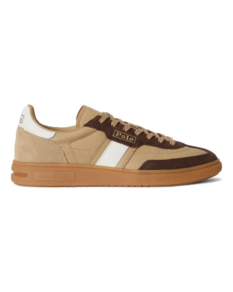 Ralph Lauren Sneakers mit Seitenstreifen - Nude Nude