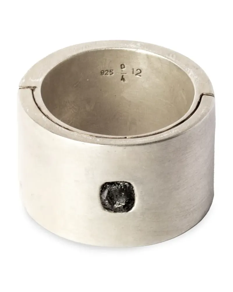 Parts Of Four Sistema Ring aus Sterlingsilber mit Diamanten Silber