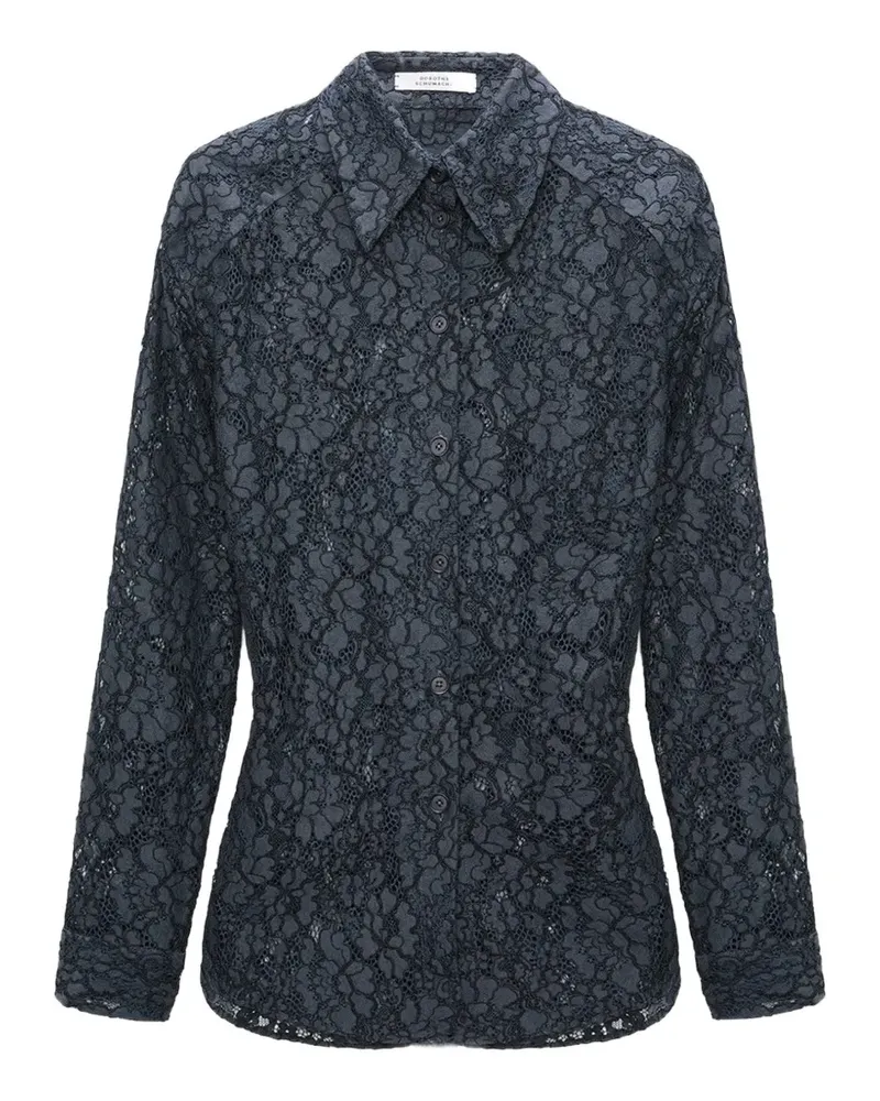 Dorothee Schumacher Powerful Hemd aus Guipure-Spitze - Grau Grau