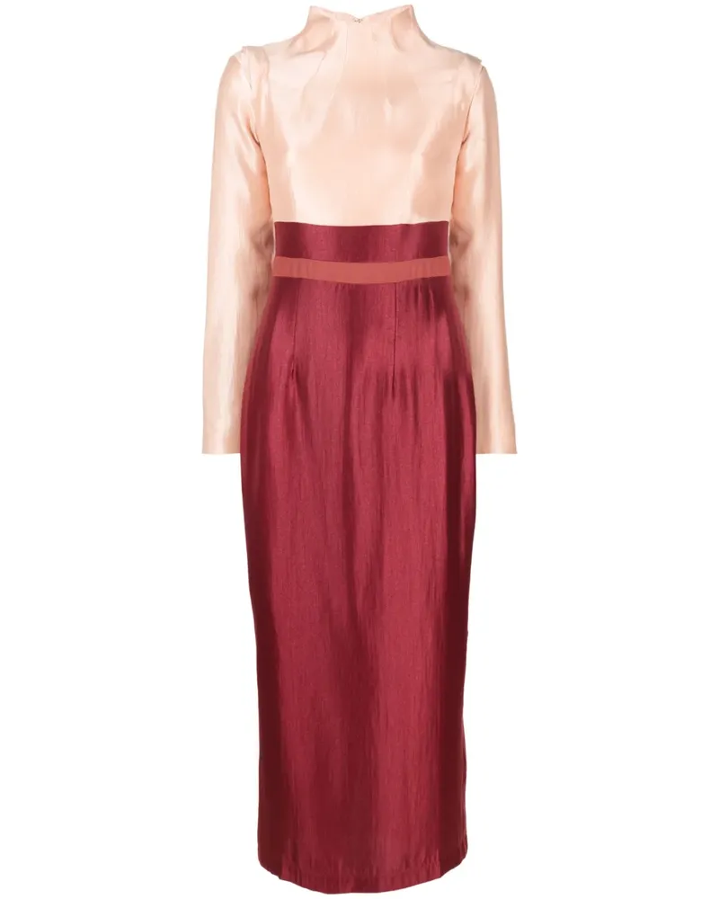 Baruni Kleid mit abnehmbaren Ärmeln - Rot Rot