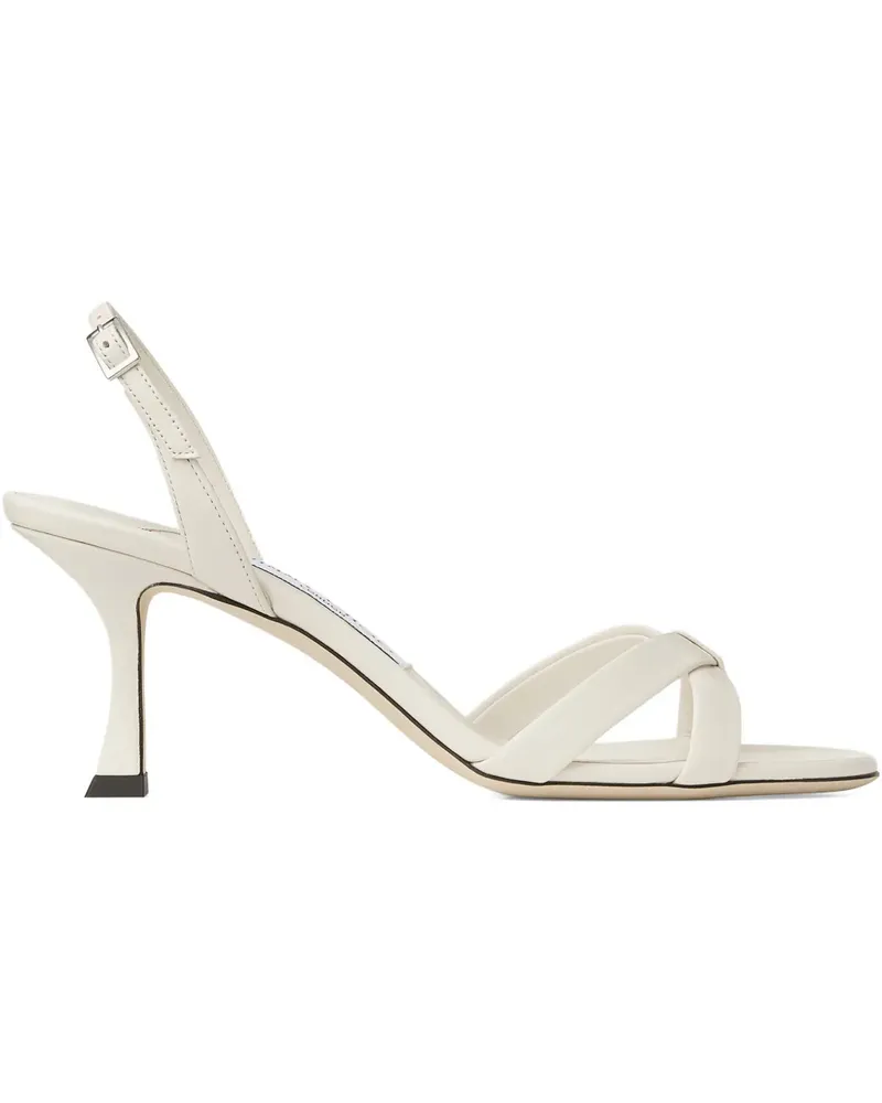 Jimmy Choo Elsy Sandalen 65mm - Weiß Weiß