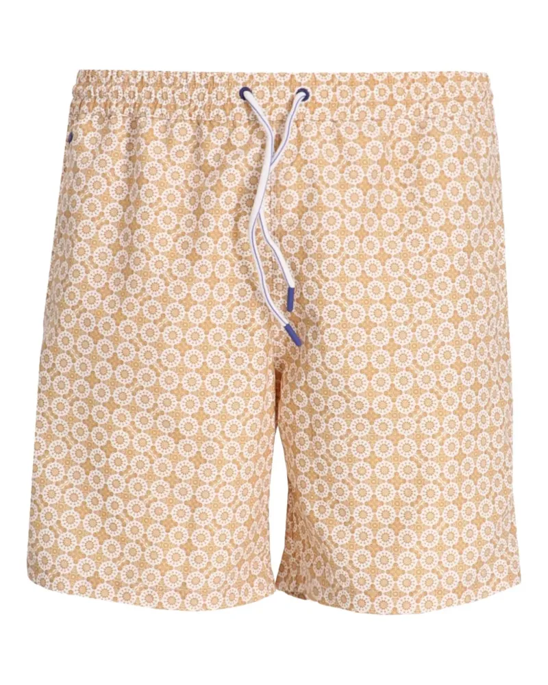 Jacob Cohën Badeshorts mit Blumen-Print - Nude Nude