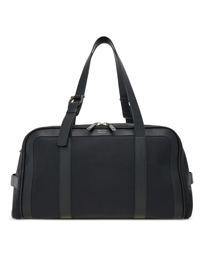Ferragamo foldable holdall - Schwarz Schwarz