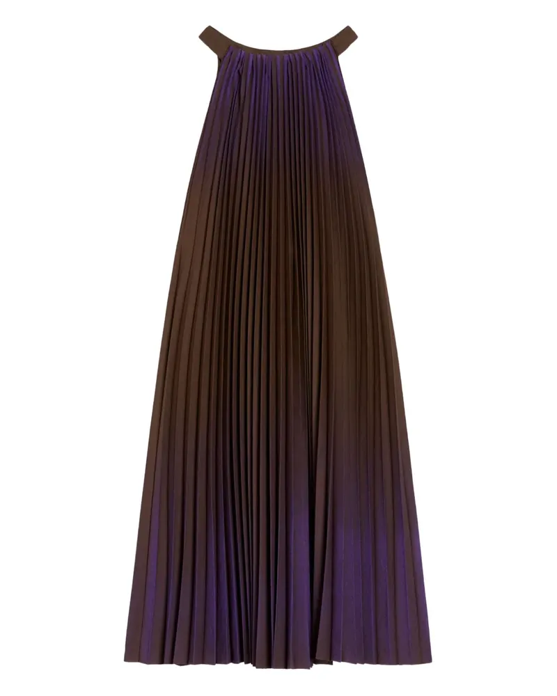 Max Mara Cellula Minikleid mit Falten - Braun Braun