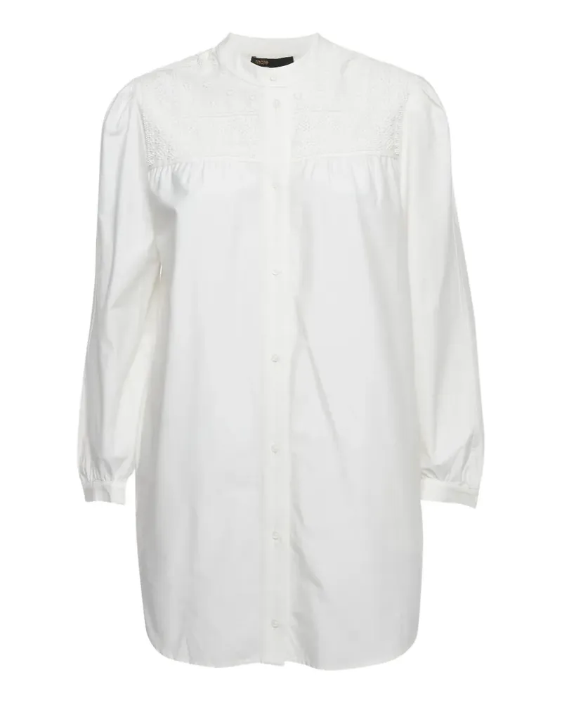 Maje Klassisches Kleid - Weiß Weiß