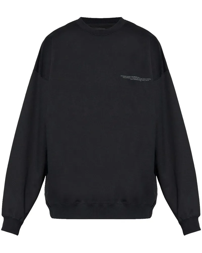 Y-3 Sweatshirt mit Rundhalsausschnitt - Schwarz Schwarz