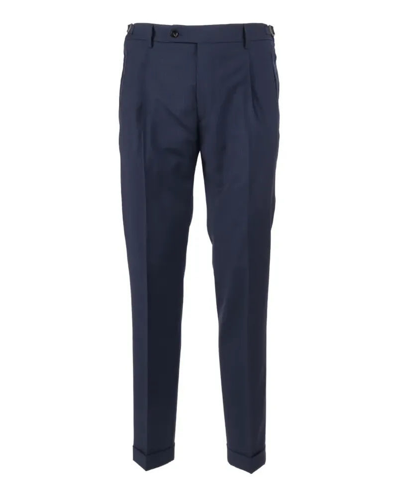 Berwich pleated wool trousers - Blau Blau