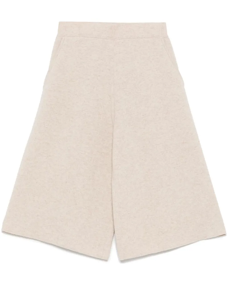 Max Mara Gestrickte Shorts - Nude Nude