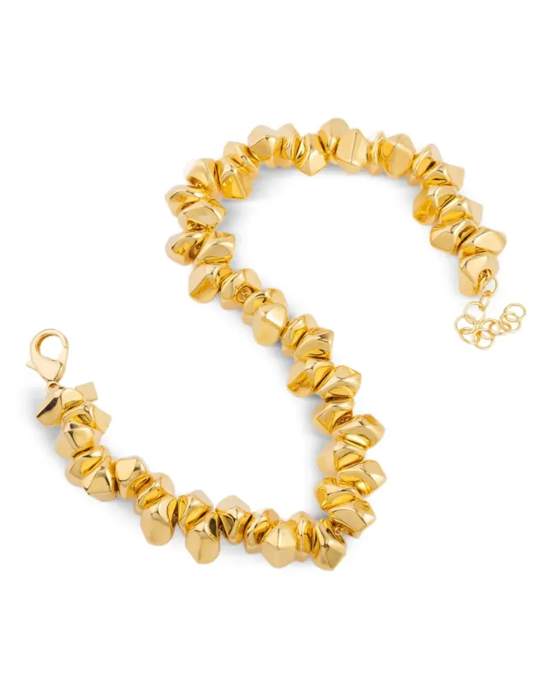 Federica Tosi Lace Smalll Stone necklace - Gold Gold