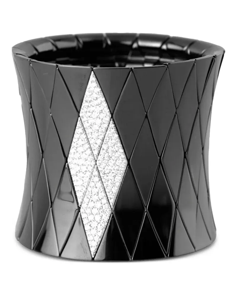 Roberto Demeglio Großes Diva Stretch-Armband mit Diamant - Silber Silber