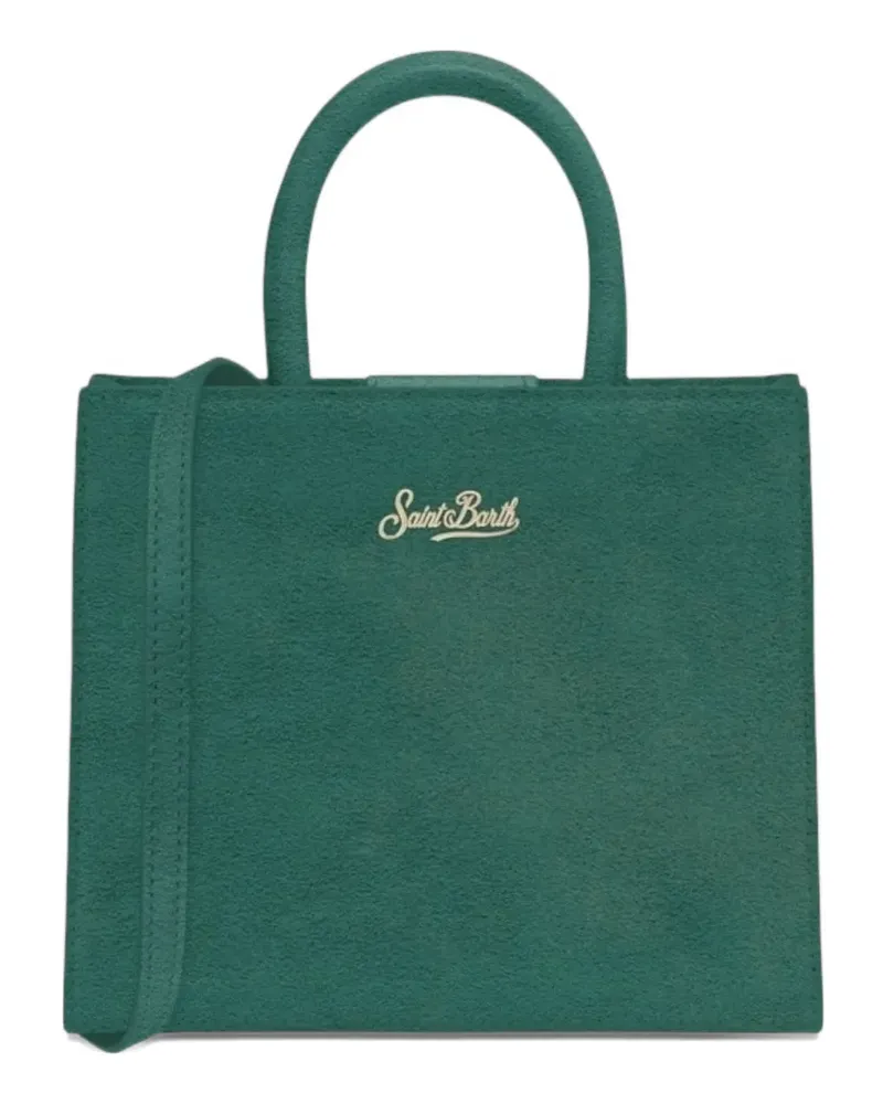 MC2 Saint Barth Mittelgroße Tote Bag aus Wildleder - Grün Grün