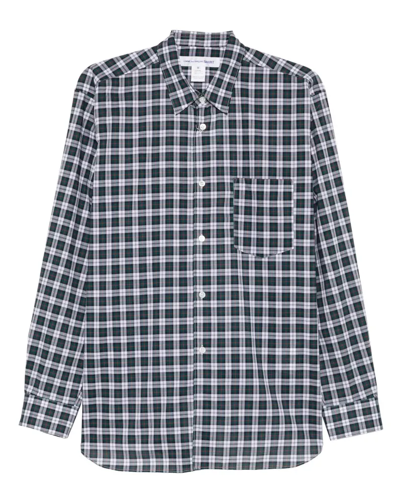 Comme des Garçons Kariertes Hemd mit Tasche - Grün Grün