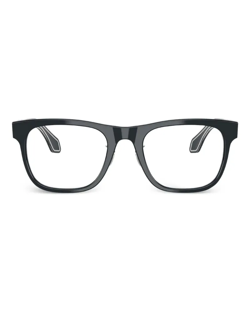 Giorgio Armani Brille mit eckigem Gestell - Blau Blau